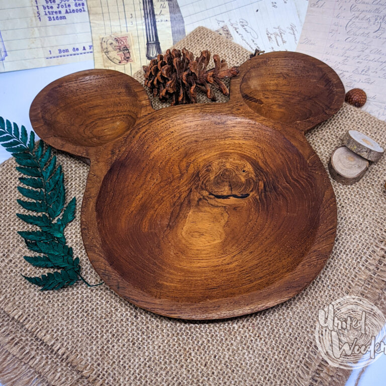 Wooden Dessert Plate